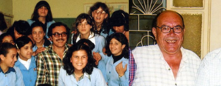 Lehrer Ihsan Tawfiq 1980 im Lager Bourj Al Barajne ist heute pensioniert