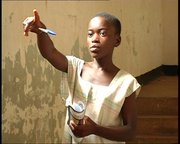 Marlene im Schulunterricht